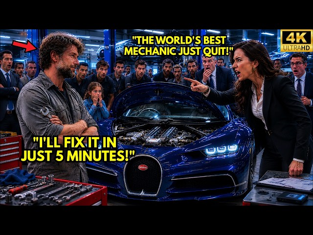 The World's Best Mechanic Couldn't Fix CEO’s Bugatti — A Single Dad Fixed It in 5 Minutes