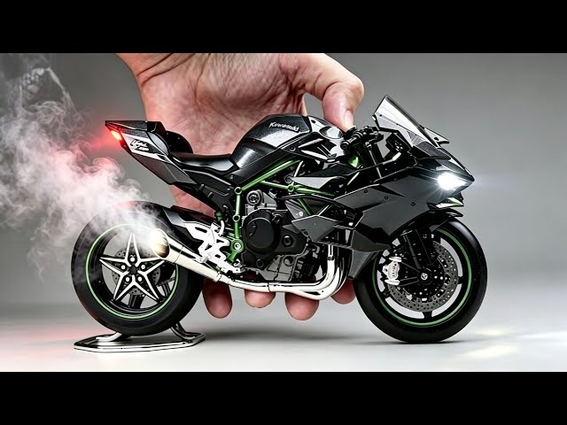Unboxing of Kawasaki Ninja H2R 1:9 Scale Diecast Model Motorcycle