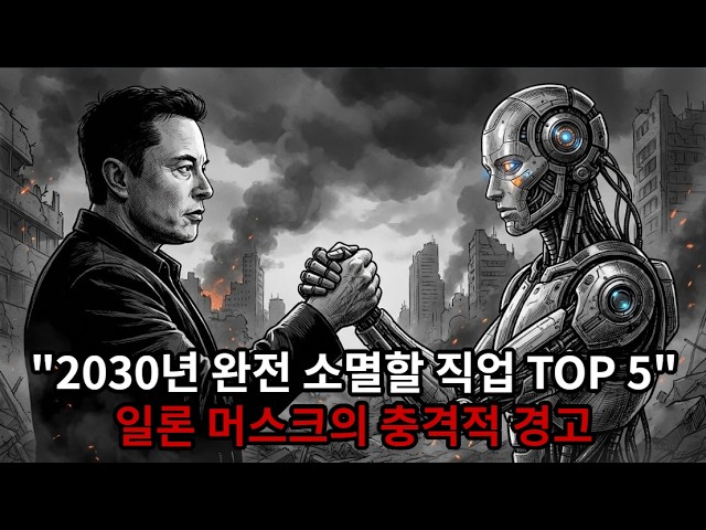 일론 머스크의 충격적 AI 미래 경고   사라질 직업과 인간을 수술하는 로봇 의사의 정체 #한국 #일론머스크 #AI혁명
