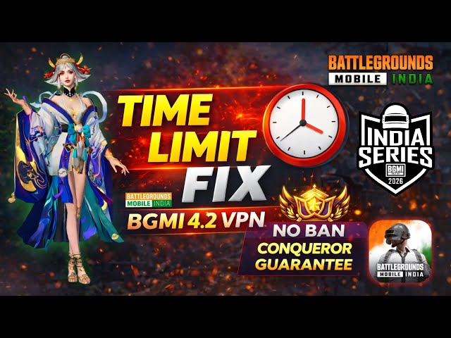 How to Fix 6 Hours Limit in Bgmi | Bgmi 6 Hours Limit Solution 4.2 | Fix 6 Hour Limit in Bgmi 4.2