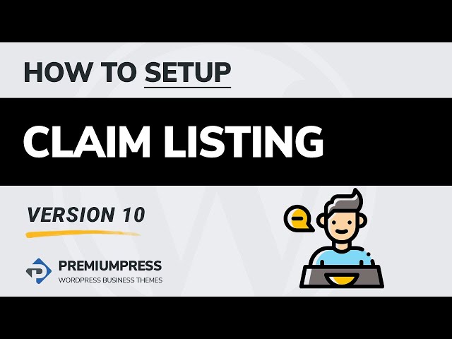 Claim listing feature in WordPress (how to)  PremiumPress 2020