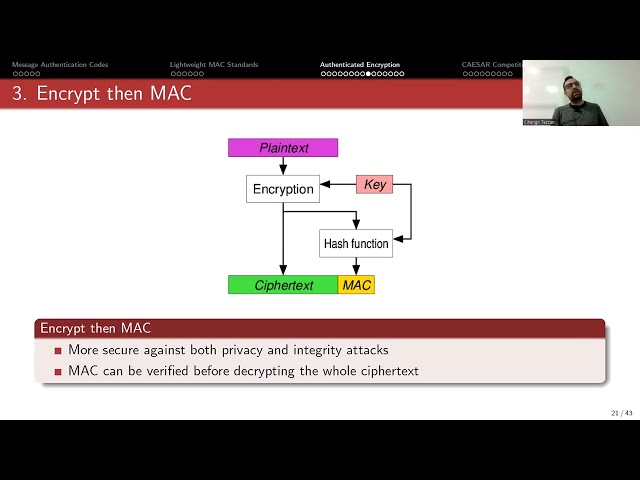 Authenticated Encryption and ChaCha20