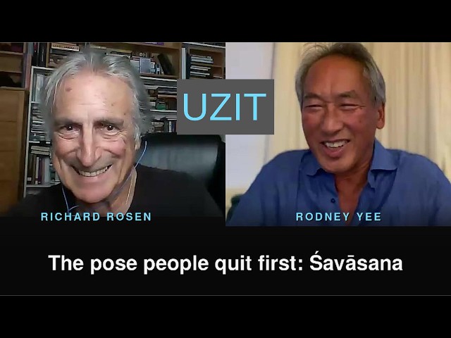 The pose people quit first: Śavāsana