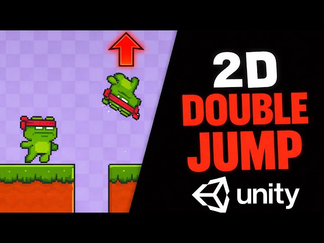 How to Double Jump in Unity (2D Platformer Tutorial)