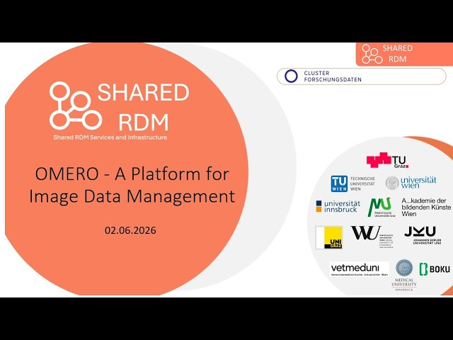 OMERO – A Platform for Image Data Management