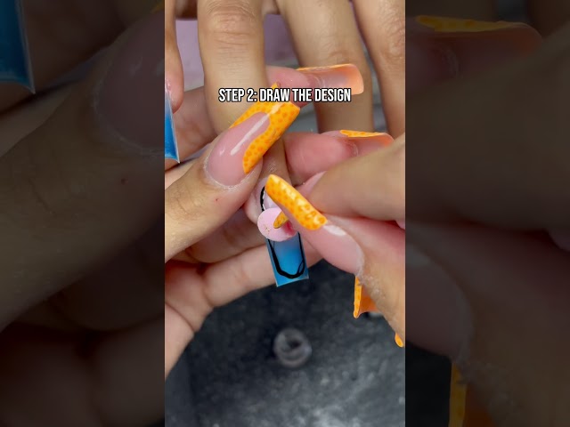 Chrome isolation tutorial🩵 #nails #nailart #tutorial