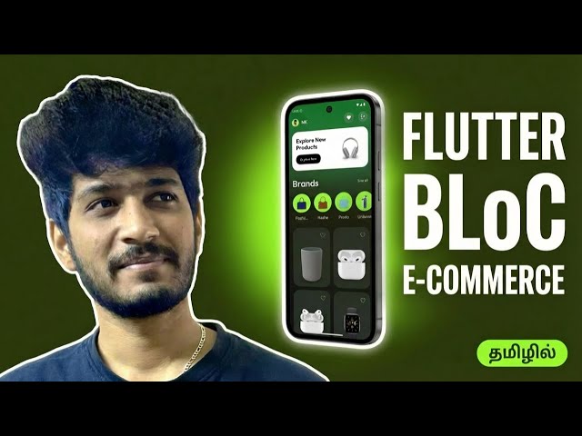 Flutter Bloc in Tamil 📱 Final App Preview – What You’ll Build