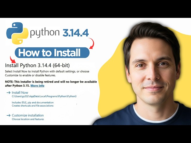 How to Install Python 3 14 4 on Windows 10/11 (2026 Full Guide)