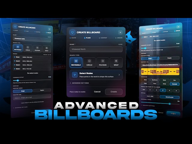 Advanced Billboards Script for FiveM | Live Ads, Videos & Digital Screens