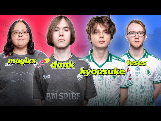 4 MAJOR CHAMPIONS IN ONE TEAM💀 DONK + KYOUSUKE + TESES + MAGIXX | CS2