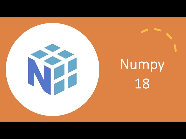 18 Numpy. La función random.rand().