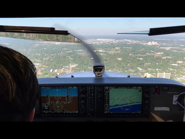 KDAB Runway 25R Approach and Landing