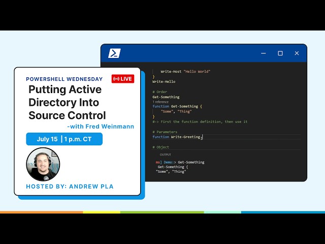 Putting Active Directory Into Source Control