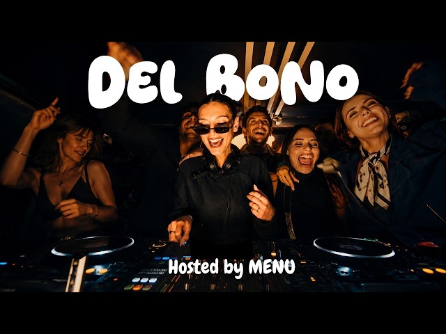 GUESTMIX | Del Bono DJ Set Boat Cruise in Paris | MENU