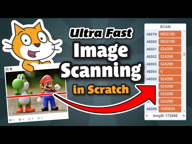 Ultra Fast Colour Image Scanner | Scratch How-to Tutorial