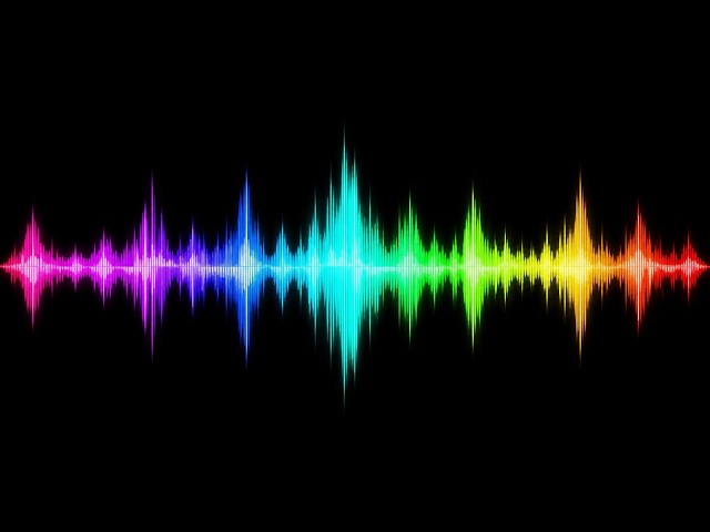 Sound Effects - Blue Noise on Spectrum Analyzer