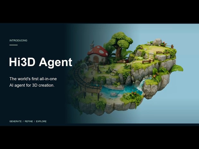 Meet Hi3D Agent — the world’s first all-in-one AI agent for 3D creation