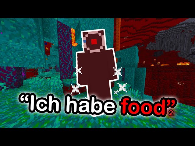 Minecraft as a German learner, but I can't speak English