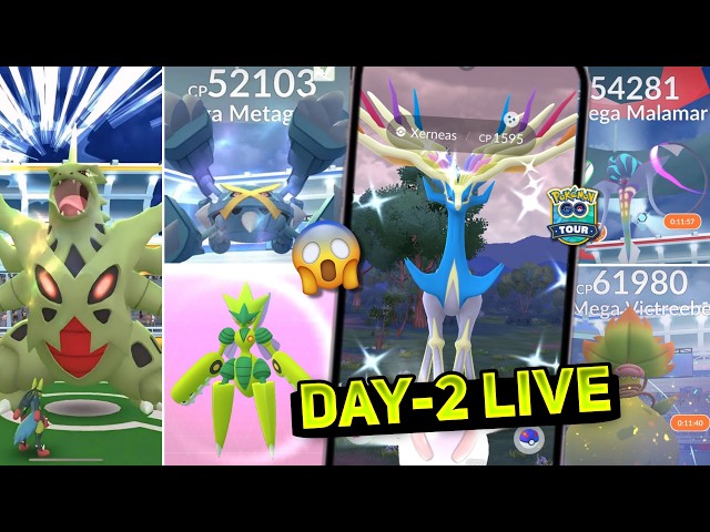 Global Kalos Tour Event Day-2 Live | Wild Shiny Hunt, Mega Raids, Trade and More | Pookemon Go 2026