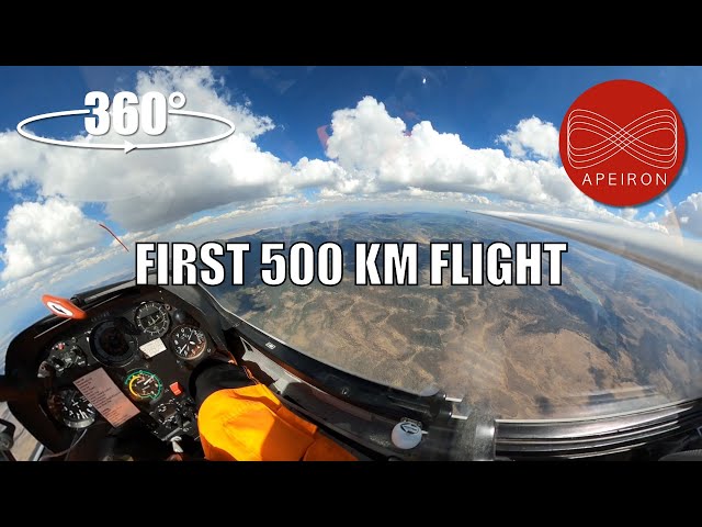My First 500 km Glider Flight | 360