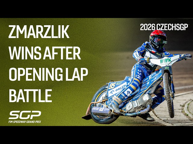 Zmarzlik Wins After First Lap Chaos | 2026 CzechSGP | FIM Speedway Grand Prix