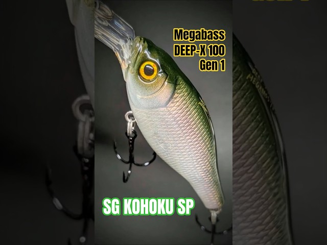 [Bass Fishing] [DEEP-X100 Gen1] Looks normal, but it's the most amazing thing ever! SG KOHOKU SP😎