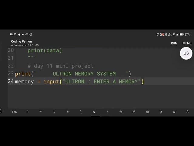 Day 11 — Python File Handling | Reading & Writing .txt Files | Building ULTRON 🤖⚡
