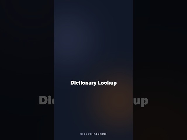 Dictionary Lookup - PHP vs Java