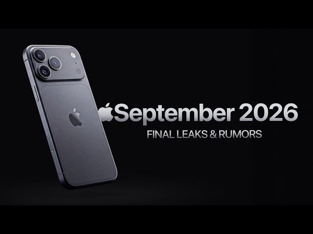 Apple September 2026 Event - The 8 NEW Products!
