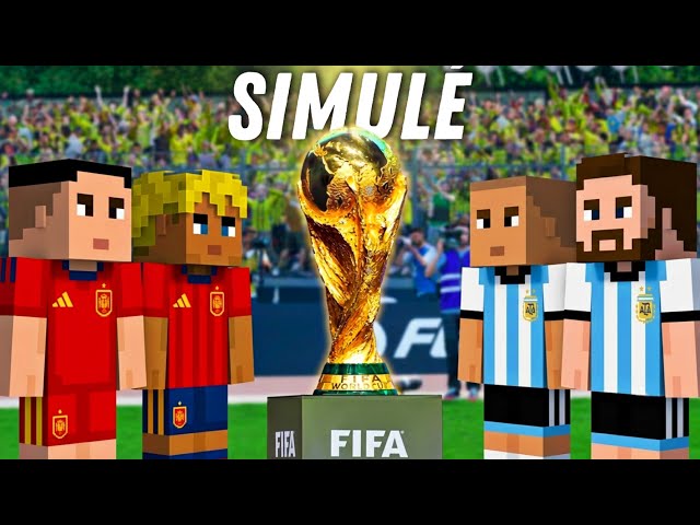 I simulated the 2026 World Cup FINAL in Minecraft