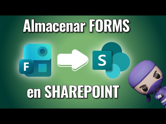 Guardar automáticamente las respuestas de Microsoft Forms en SharePoint (paso a paso)