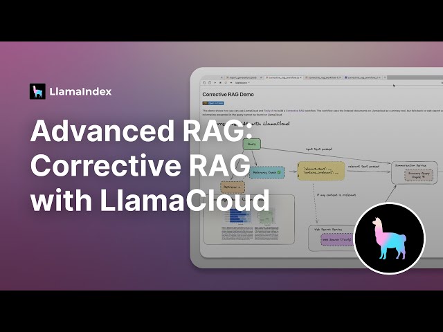 Advanced RAG: Corrective RAG (with LlamaCloud)