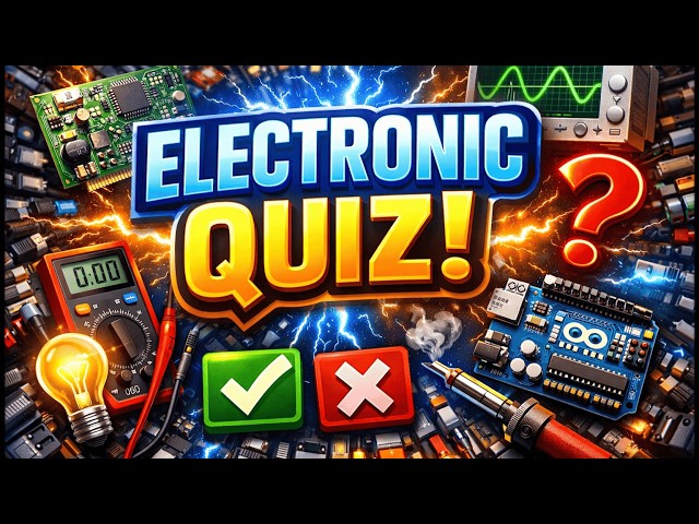 👉 Electronics Quiz | Test Your Electronics Knowledge ⚡ MCQs for Students