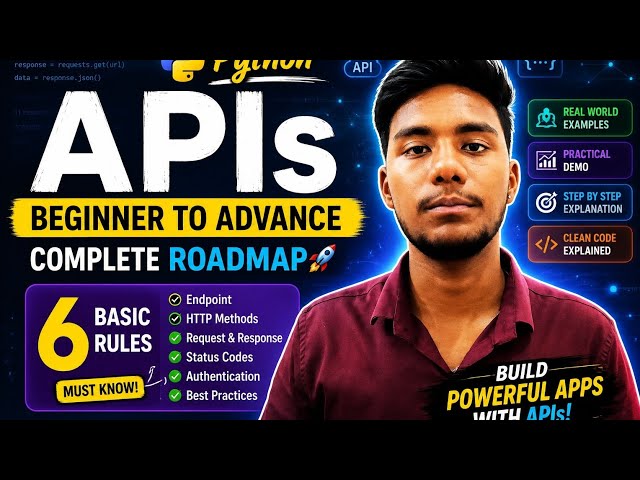 Python APIs Tutorial for Beginners | APIs Kya Hai? Complete Guide in Hindi 🚀