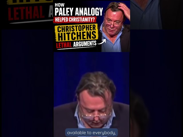 Hitchens DESTROYS the Watchmaker Argument #christopherhitchens #atheism #shorts