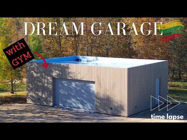 Building a Dream Garage | TIMELAPSE | Start to Finish