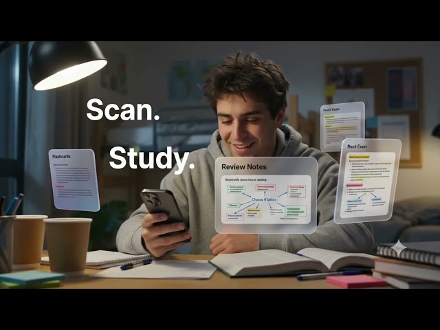 Turn Your Lecture Notes into Flashcards Instantly! (StudyBoostR AI)