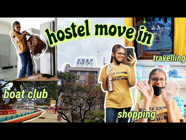 first day at COEP hostel! (travelling, shopping, boat club)