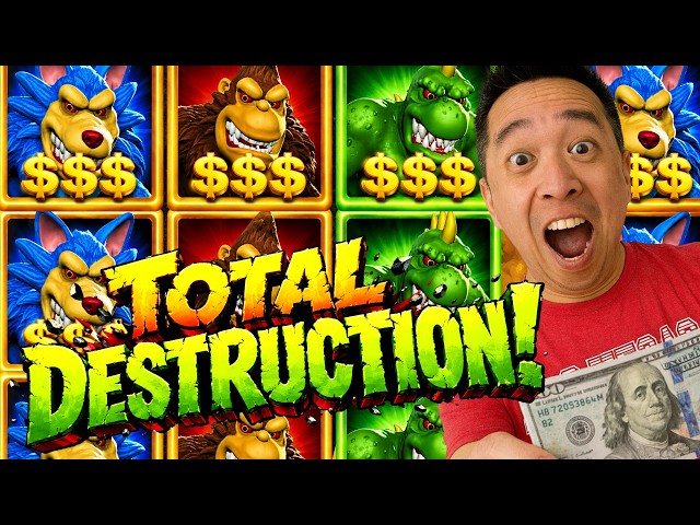 TOTAL DESTRUCTION! FINALE ROUND AT LAST!!! 🤑 SEE WHAT HAPPENS! RAMPAGE Slot Machine (L&W)