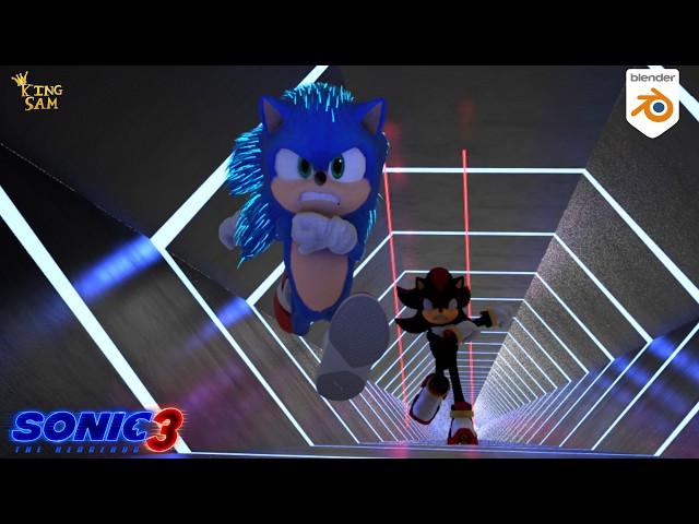 Sonic 3 - Deleted Scene: The Chase (Animated) ft @JeliLiam -  Blender Animation