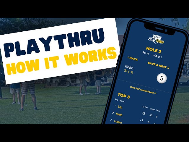 PlayThru Live Golf Event Scoring