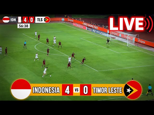 🔴LIVE INDONESIA NATIONAL TEAM VS TIMOR LESTE TONIGHT! AFF CUP 2026