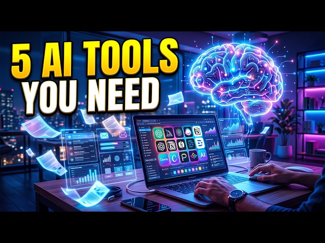 5 Best AI Tools for Office Work in 2026 🤯 Save 10+ Hours Every Week
