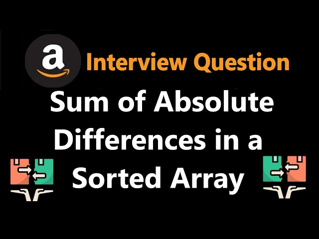 Sum of Absolute Differences in a Sorted Array - Leetcode 1685 - Python
