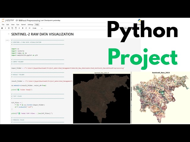 Sentinel-2 Satellite Image Visualization in Python | Remote Sensing GIS Project | RS & GIS Python