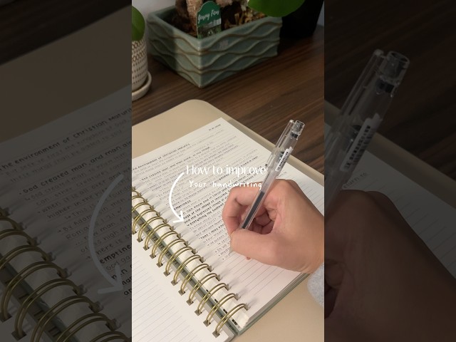 how to improve your handwriting ~