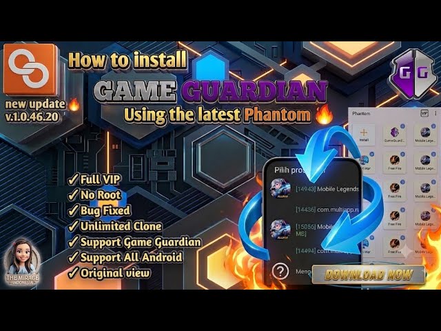 NEW UPDATE 🔥How to install game guardian 🔥 using phantom Latest version 🔥 without root 🔥Phantom 2026
