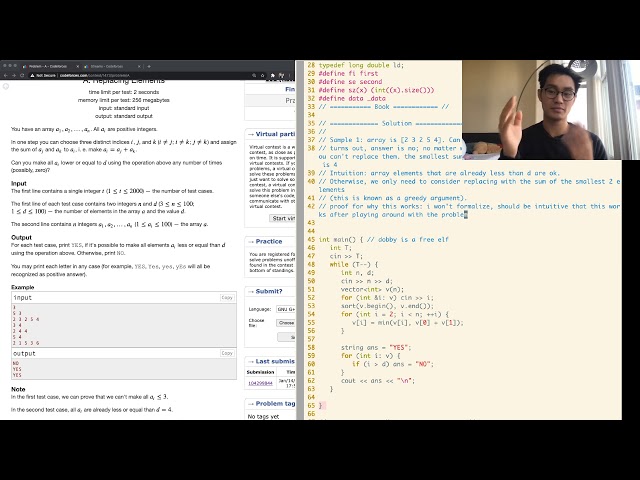 CF Edu 102 Post-Contest Stream: Analysis & Upsolving G