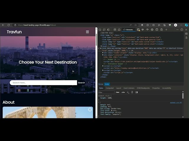 Build Responsive Travel Website using HTML CSS and JavaScript | Free Source Code |@Anurag-013