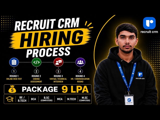Recruit CRM Hiring  | IBM AIOps Hiring 2025 & 2026 | Freshers Remote & IT Jobs | Full Process